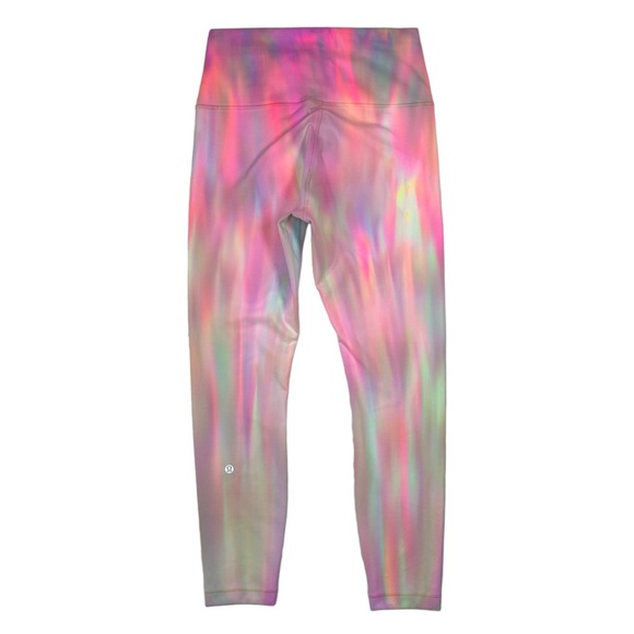NWT 🍋Lululemon ✨Wunder Under High-Rise‎ Tight 25” Wash Psychedelic Size 8 RARE - Picture 8 of 12
